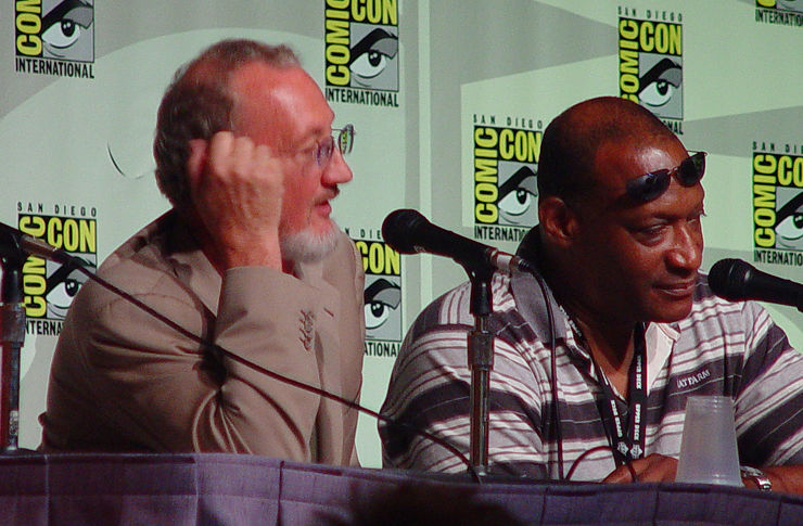 Hatchet ComicCon Robert Englund and Tony Todd