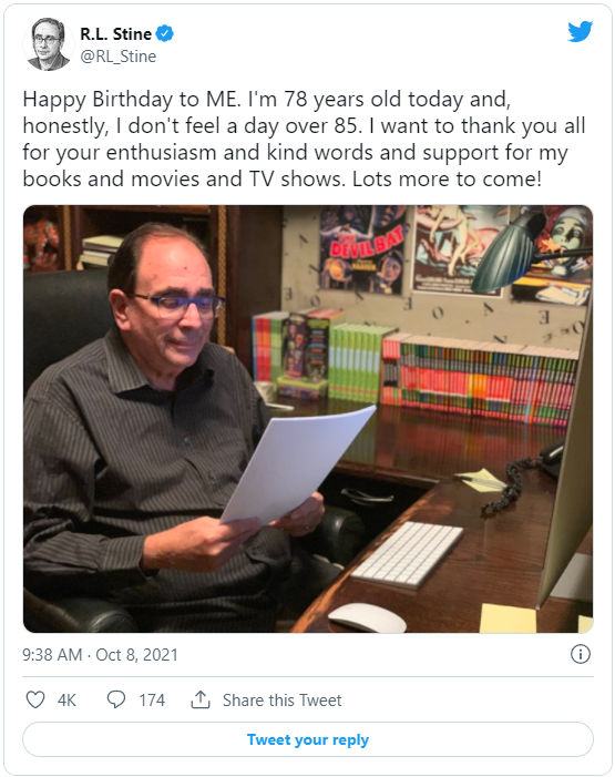RLStine Oct8 Birthday